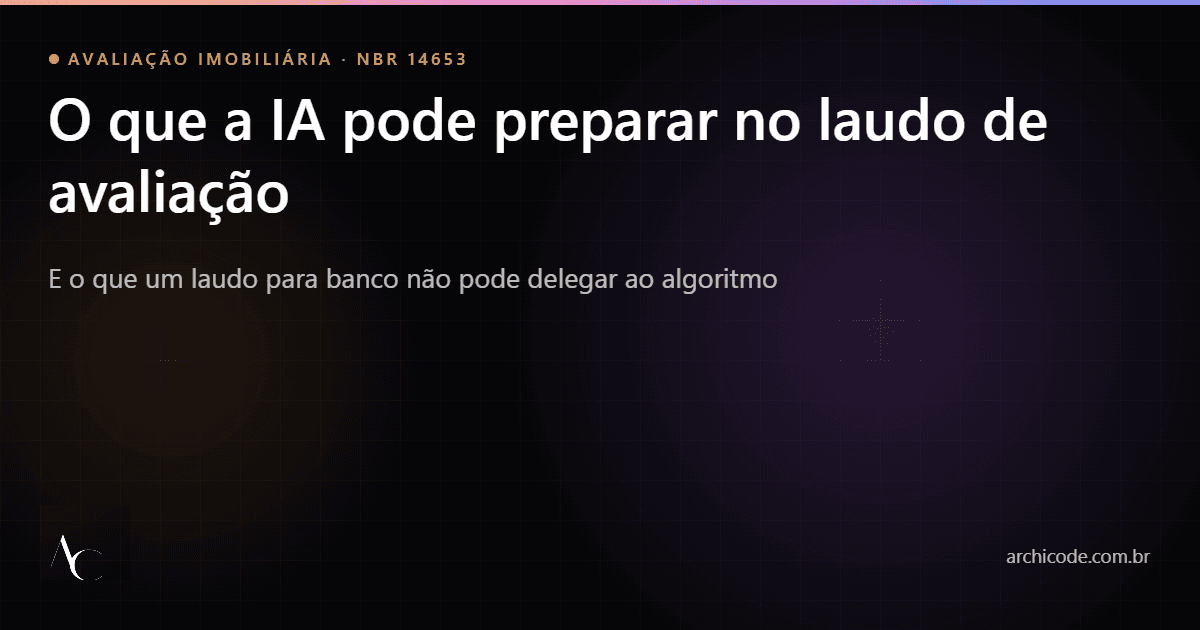 IA na avaliação de imóveis e a NBR 14653