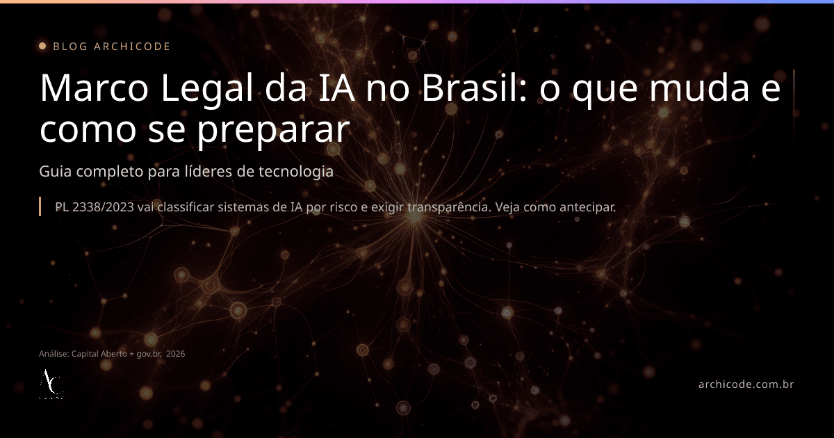 O Marco Legal da IA no Brasil: o que muda, por que importa e como se preparar agora